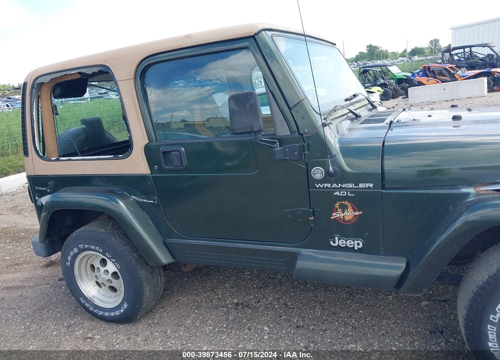 1997 JEEP WRANGLER SAHARA VIN: 1J4FY49S0VP455339