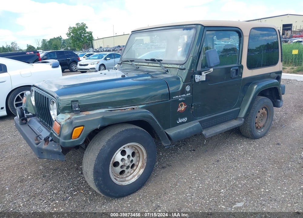 1997 JEEP WRANGLER SAHARA VIN: 1J4FY49S0VP455339