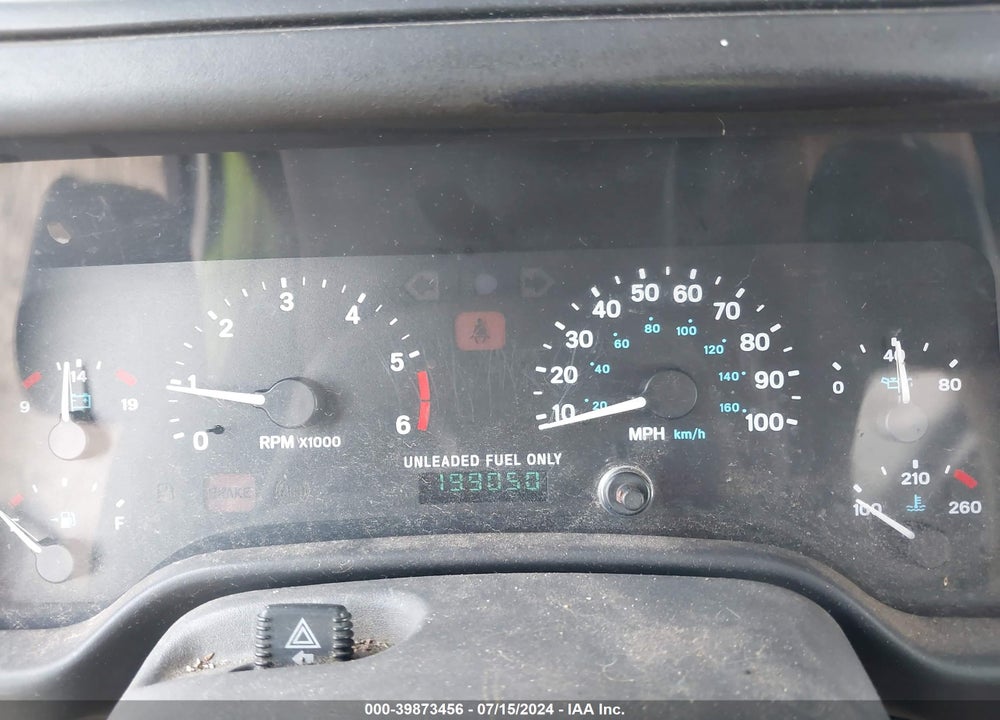 1997 JEEP WRANGLER SAHARA VIN: 1J4FY49S0VP455339