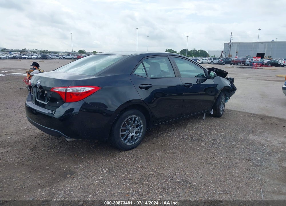 2016 TOYOTA COROLLA LE VIN: 5YFBURHE5GP437445