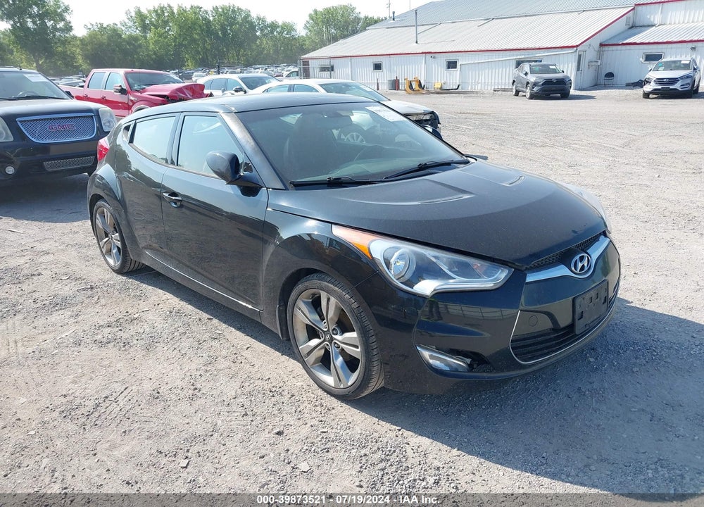2012 HYUNDAI VELOSTER BASE W/RED/BLACK VIN: KMHTC6AD2CU049248