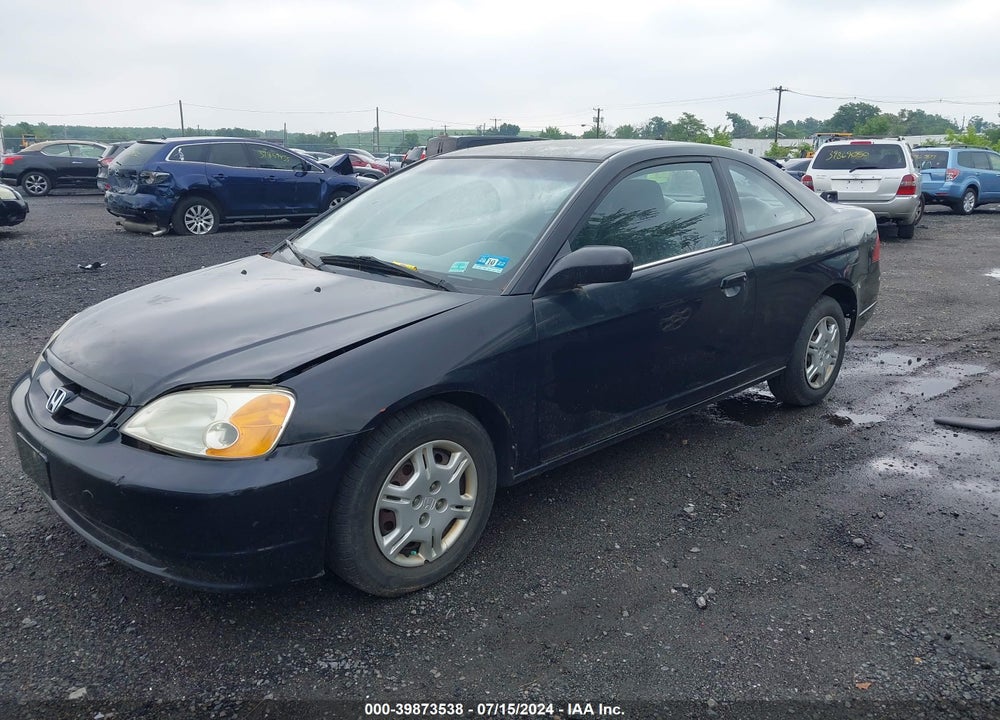 2002 HONDA CIVIC LX VIN: 1HGEM21562L108481