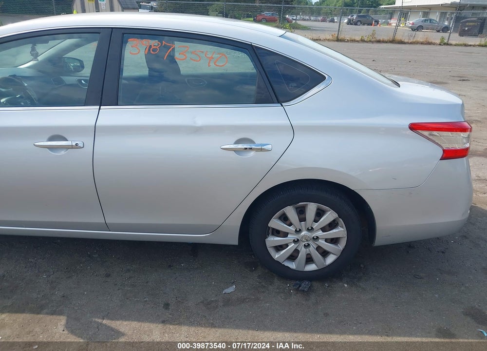 2014 NISSAN SENTRA SV VIN: 3N1AB7APXEL663317
