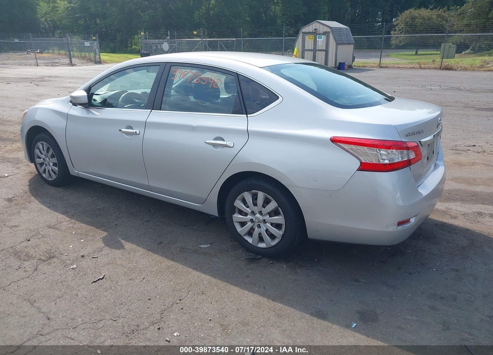 2014 NISSAN SENTRA SV VIN: 3N1AB7APXEL663317