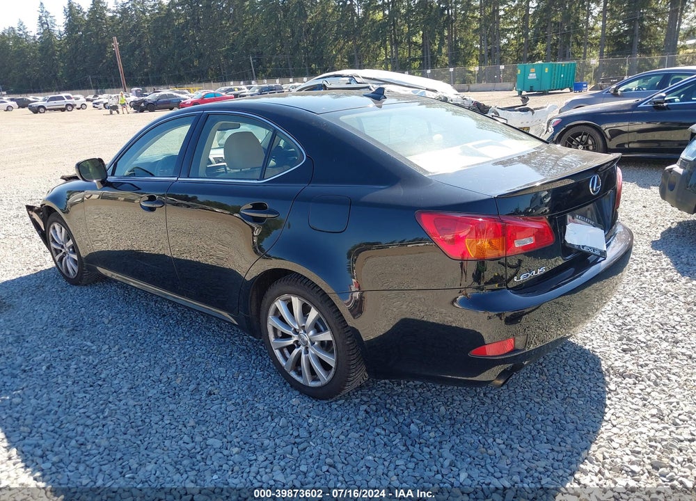 2008 LEXUS IS 250 VIN: JTHCK262385020929