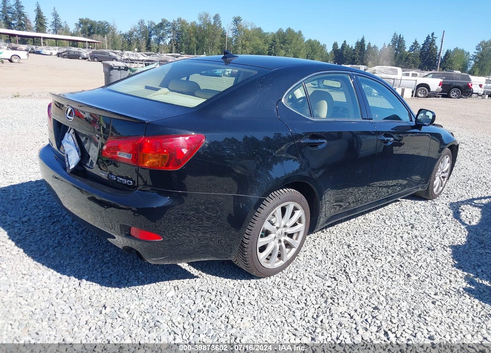 2008 LEXUS IS 250 VIN: JTHCK262385020929
