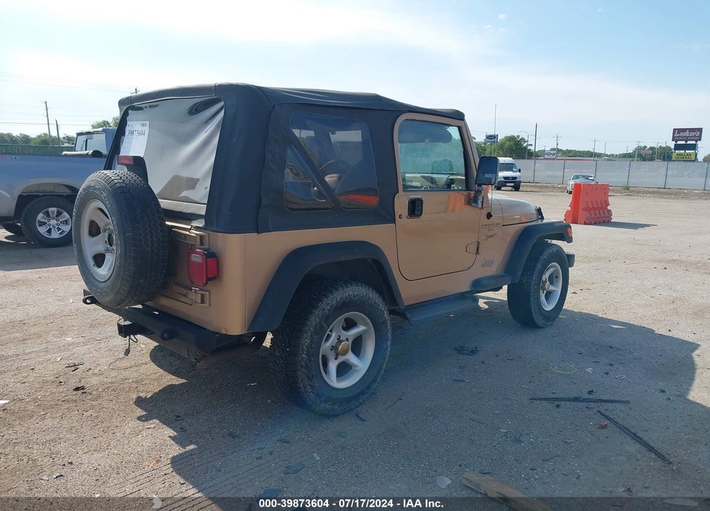 1999 JEEP WRANGLER SPORT VIN: 1J4FY19S6XP469800