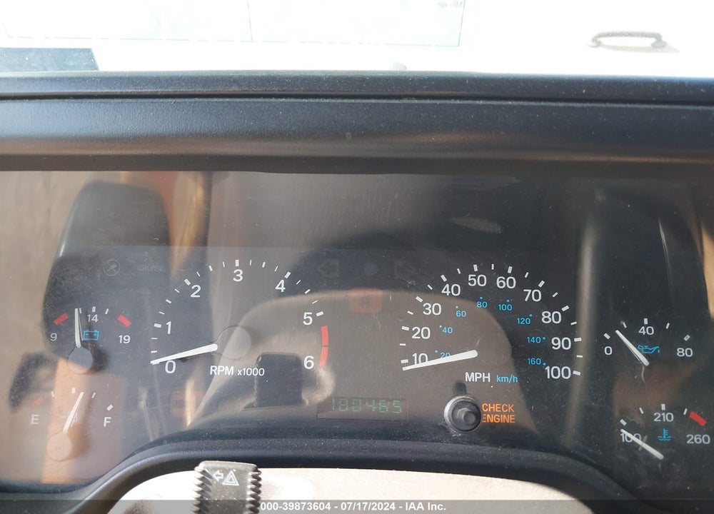 1999 JEEP WRANGLER SPORT VIN: 1J4FY19S6XP469800