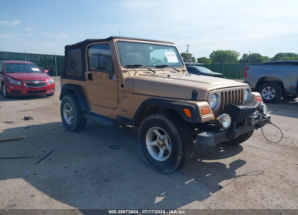 1999 JEEP WRANGLER SPORT VIN: 1J4FY19S6XP469800