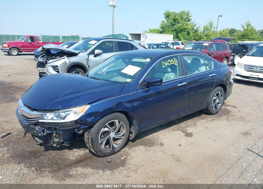 2017 HONDA ACCORD LX VIN: 1HGCR2F36HA130534
