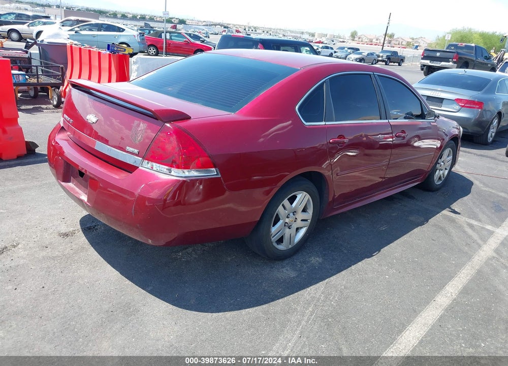 2011 CHEVROLET IMPALA LT VIN: 2G1WG5EK7B1116485