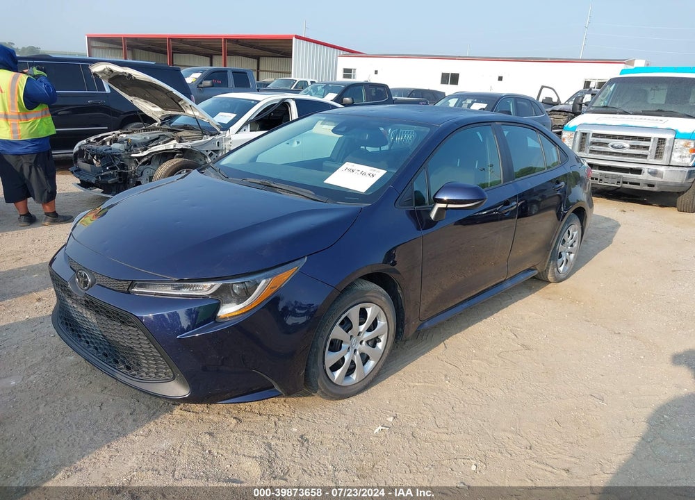 2022 TOYOTA COROLLA LE VIN: 5YFEPMAE6NP322593
