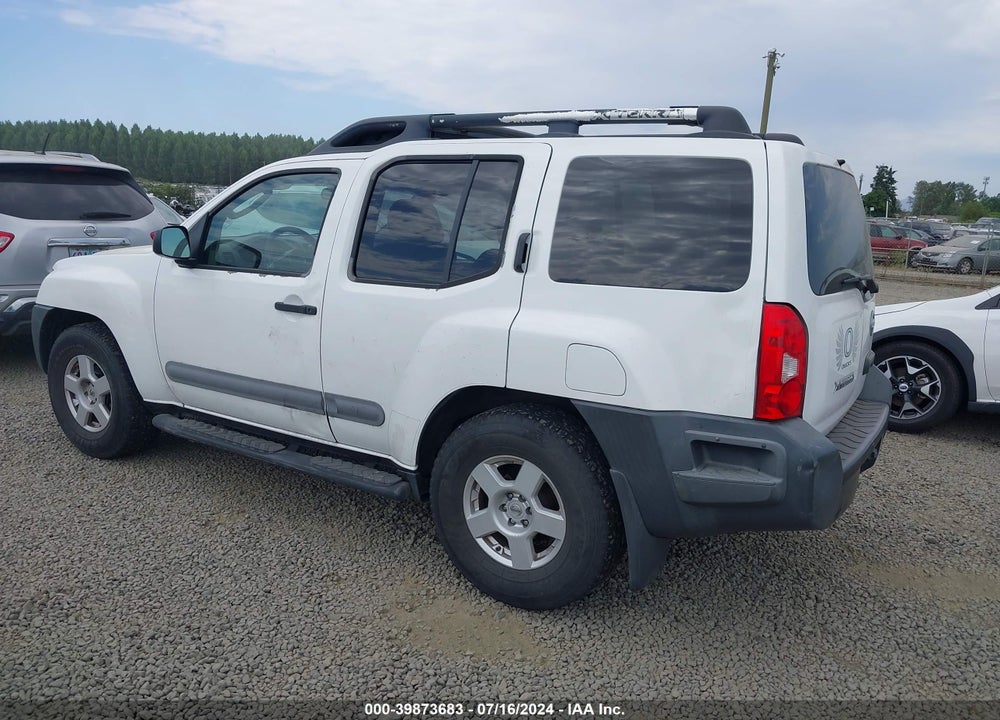 2005 NISSAN XTERRA S VIN: 5N1AN08U55C651526