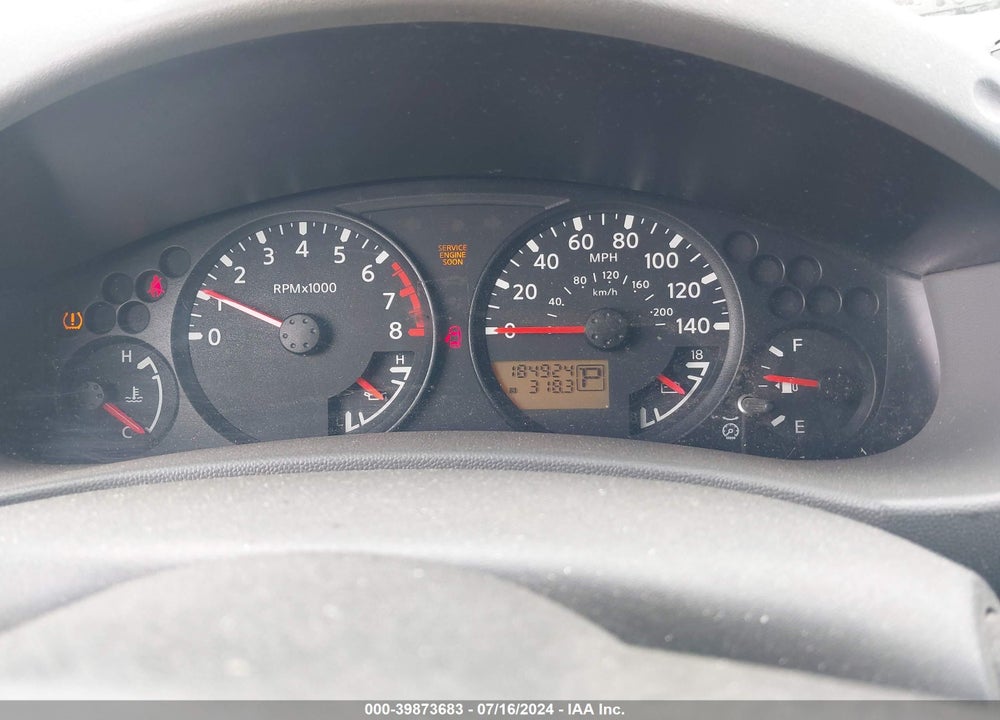 2005 NISSAN XTERRA S VIN: 5N1AN08U55C651526