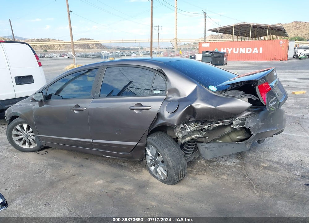 2009 HONDA CIVIC EX VIN: 19XFA16839E035842