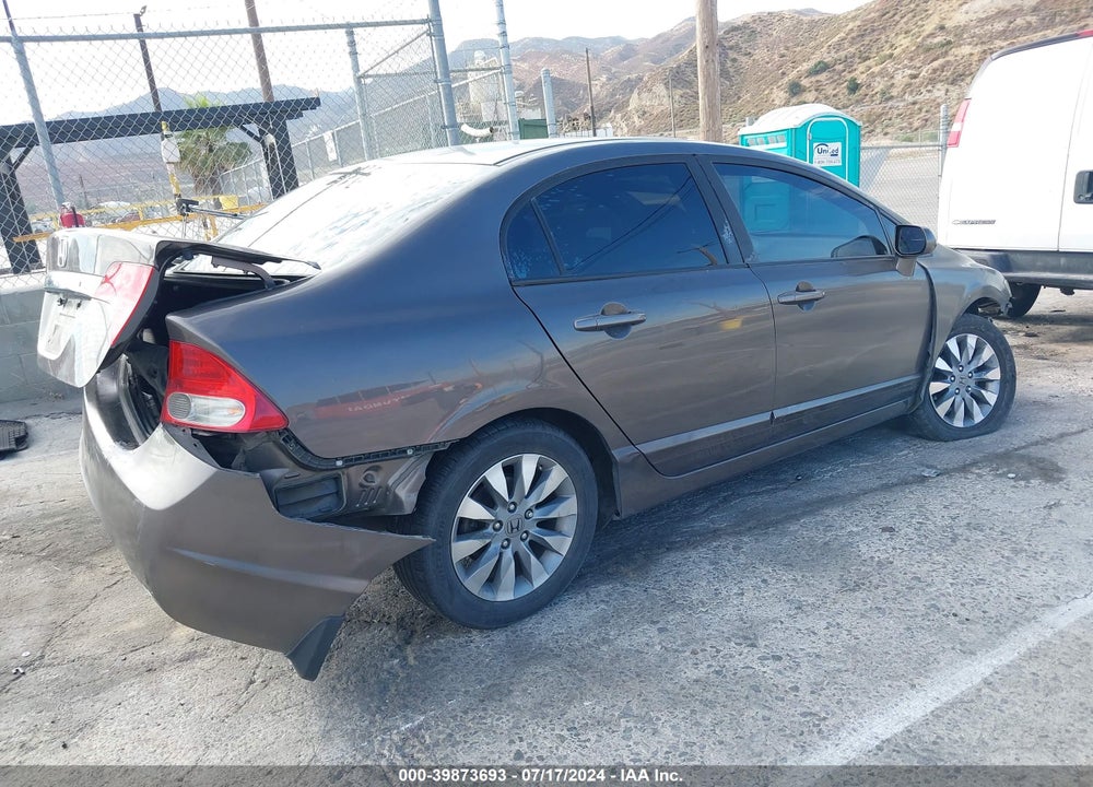 2009 HONDA CIVIC EX VIN: 19XFA16839E035842