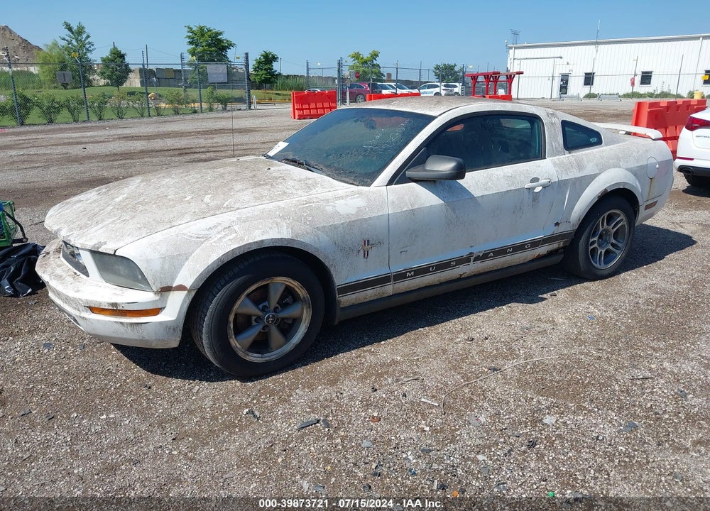 2006 FORD MUSTANG V6 VIN: 1ZVFT80N565180564