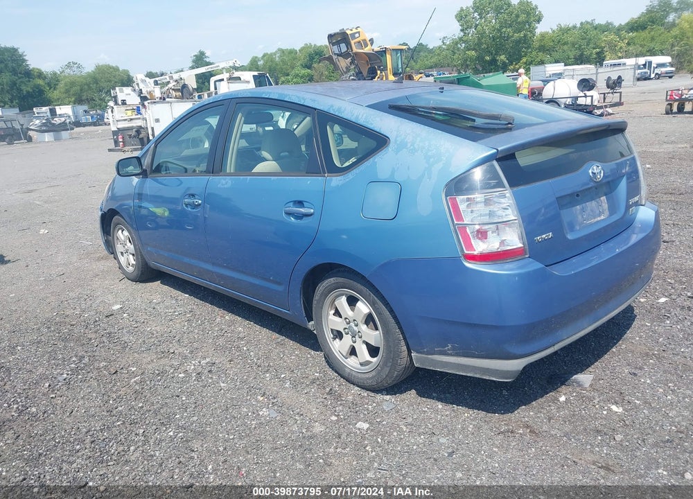 2005 TOYOTA PRIUS VIN: JTDKB20U853110849
