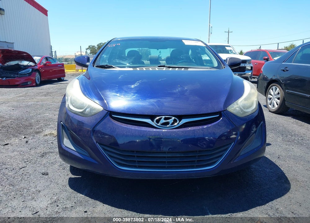 2014 HYUNDAI ELANTRA SE VIN: 5NPDH4AE8EH533249