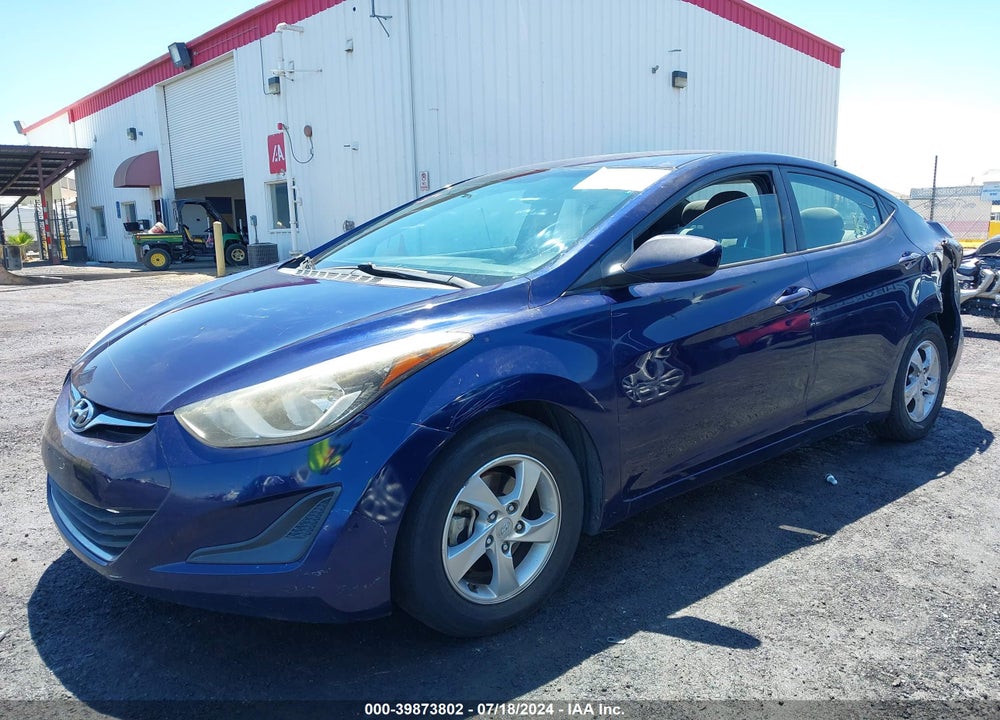 2014 HYUNDAI ELANTRA SE VIN: 5NPDH4AE8EH533249