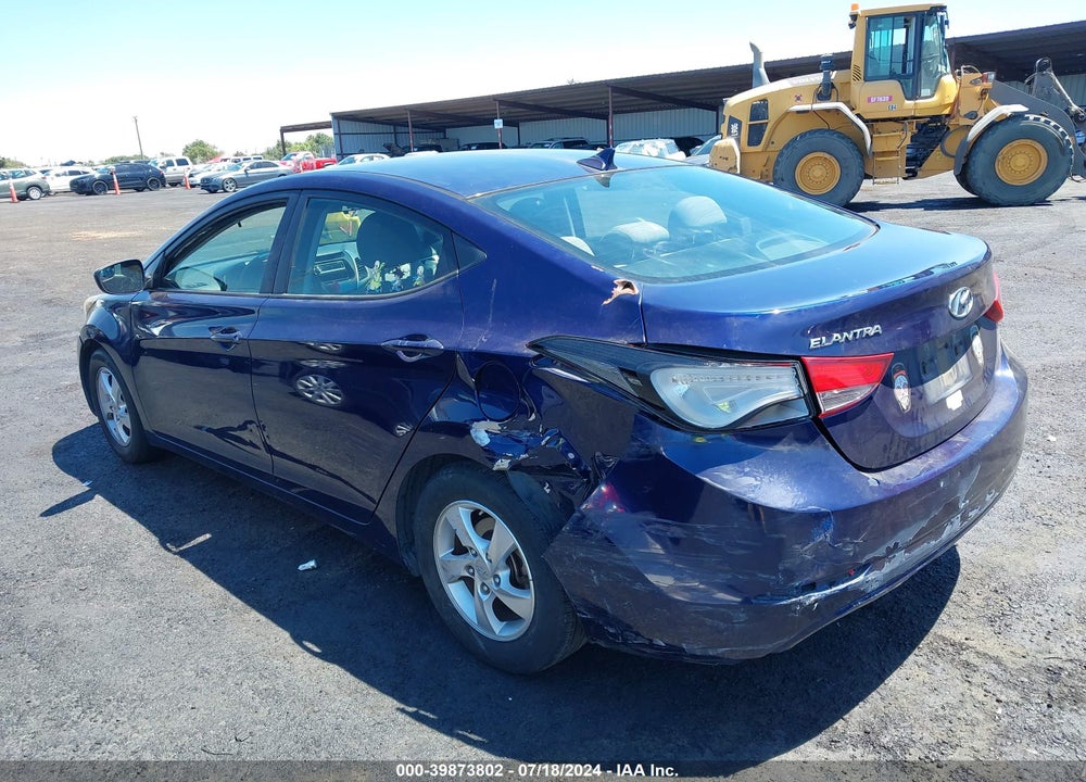 2014 HYUNDAI ELANTRA SE VIN: 5NPDH4AE8EH533249