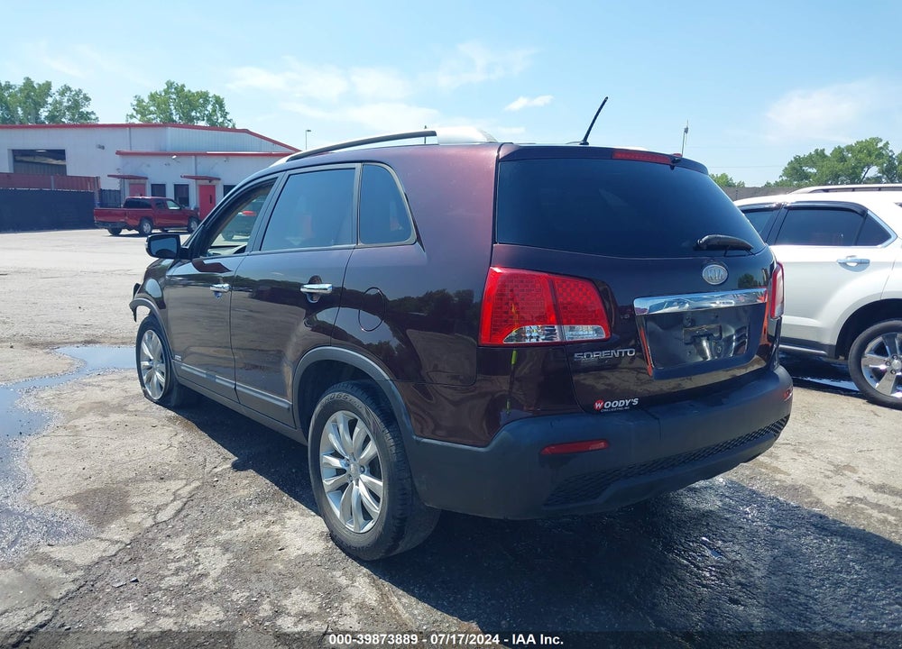 2011 KIA SORENTO EX V6 VIN: 5XYKUDA27BG116376