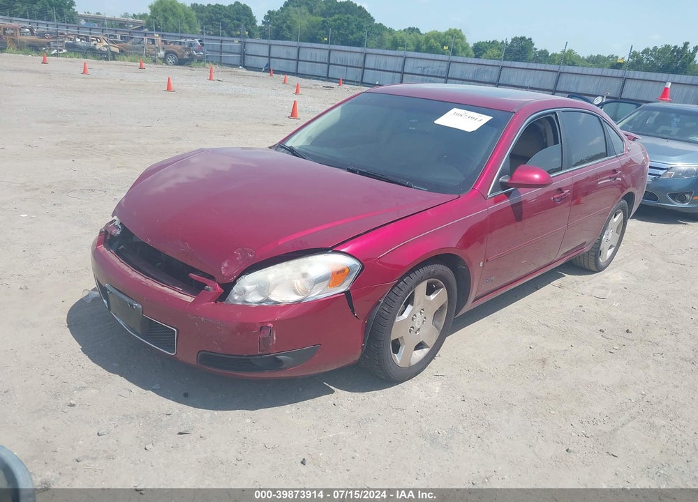 2008 CHEVROLET IMPALA  SS VIN: 2G1WD58C681256436