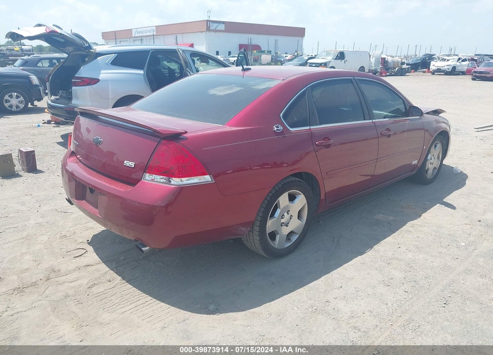 2008 CHEVROLET IMPALA  SS VIN: 2G1WD58C681256436