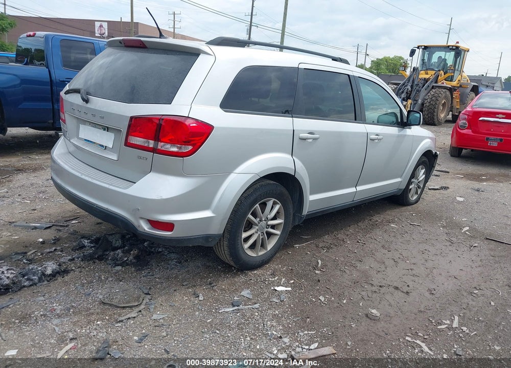 2013 DODGE JOURNEY SXT VIN: 3C4PDCBBXDT630961