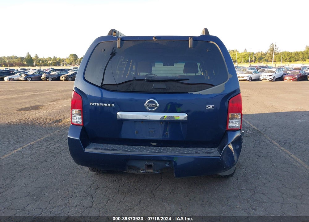 2009 NISSAN PATHFINDER SE VIN: 5N1AR18B09C609053