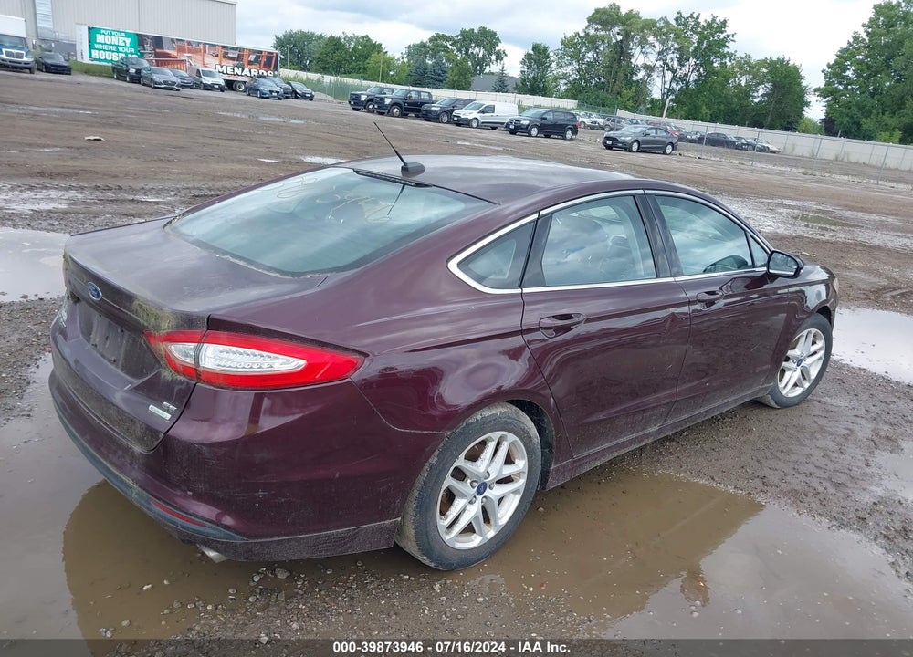 2013 FORD FUSION SE VIN: 3FA6P0HR6DR327331