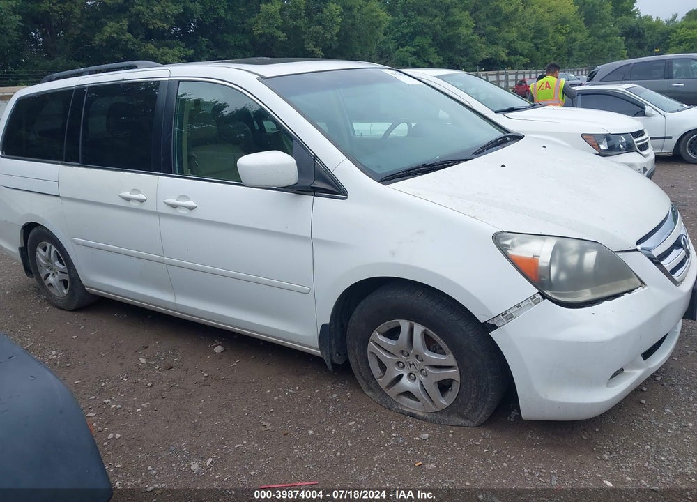 2007 HONDA ODYSSEY EX-L VIN: 5FNRL38617B443343