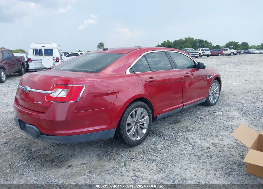 2011 FORD TAURUS LIMITED VIN: 1FAHP2FW4BG134791