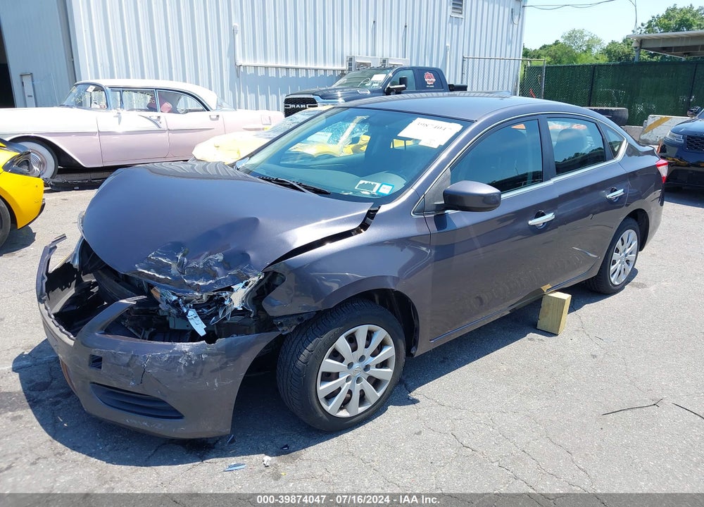 2014 NISSAN SENTRA SV VIN: 3N1AB7AP9EL656892
