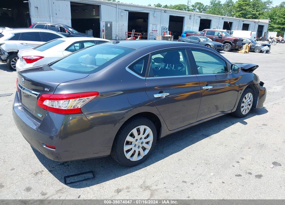 2014 NISSAN SENTRA SV VIN: 3N1AB7AP9EL656892