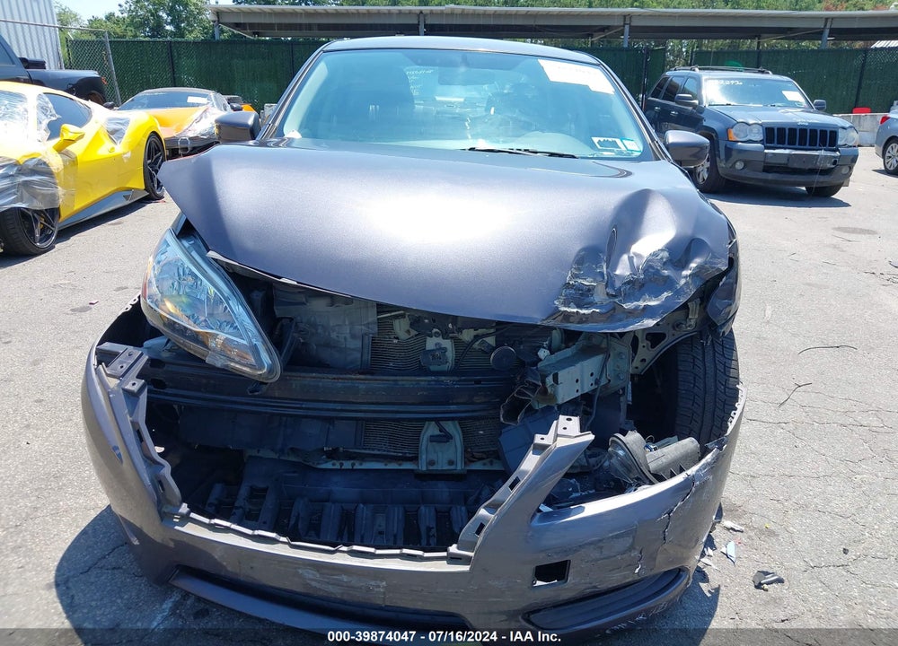 2014 NISSAN SENTRA SV VIN: 3N1AB7AP9EL656892