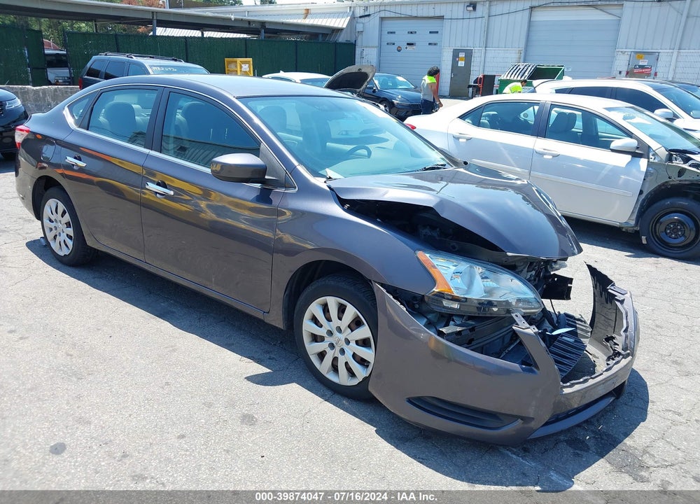 2014 NISSAN SENTRA SV VIN: 3N1AB7AP9EL656892