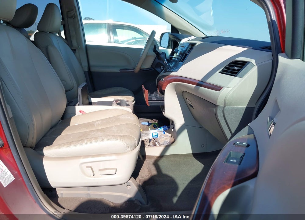 2014 TOYOTA SIENNA XLE V6 8 PASSENGER VIN: 5TDYK3DC3ES423145