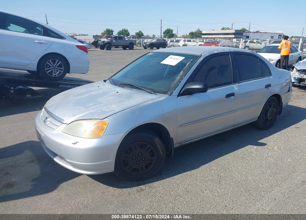2001 HONDA CIVIC LX VIN: 2HGES16541H524369