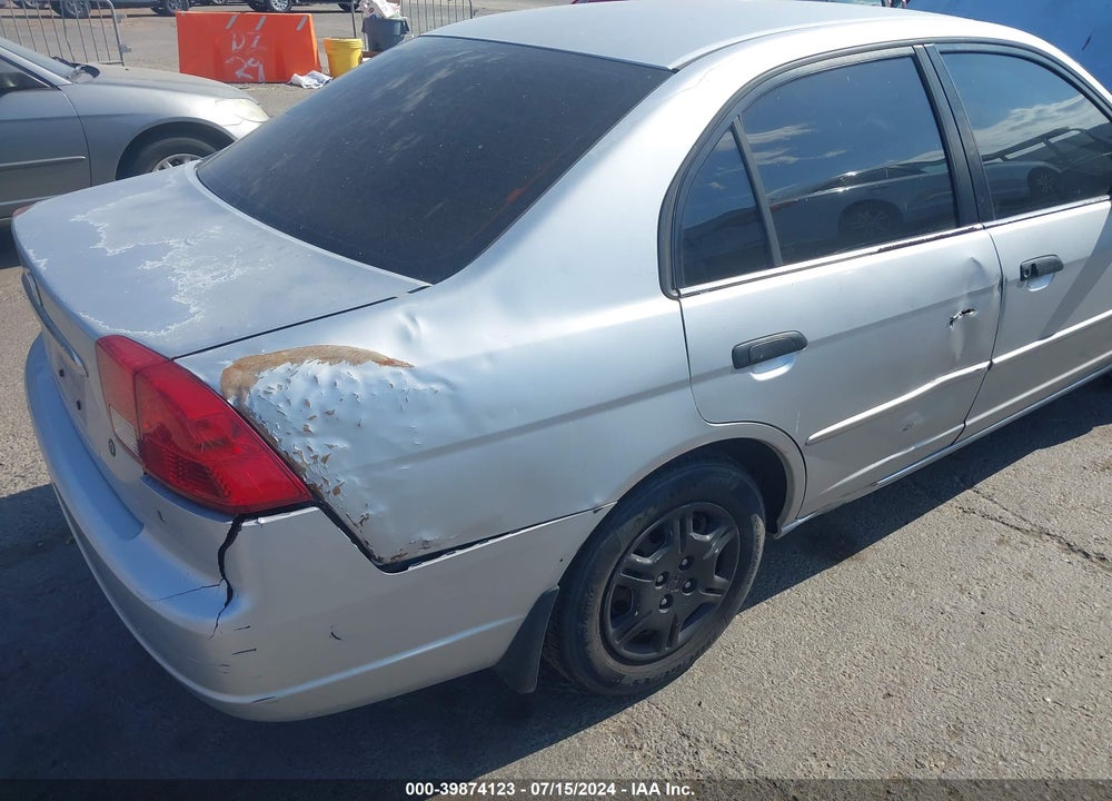 2001 HONDA CIVIC LX VIN: 2HGES16541H524369