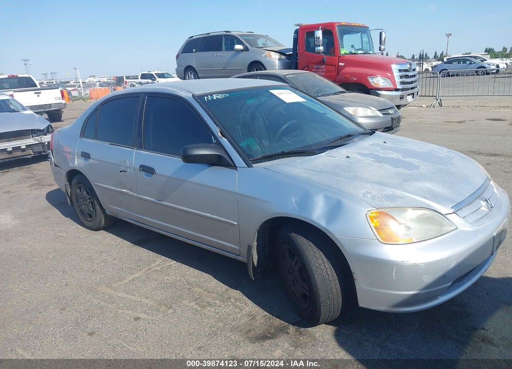 2001 HONDA CIVIC LX VIN: 2HGES16541H524369