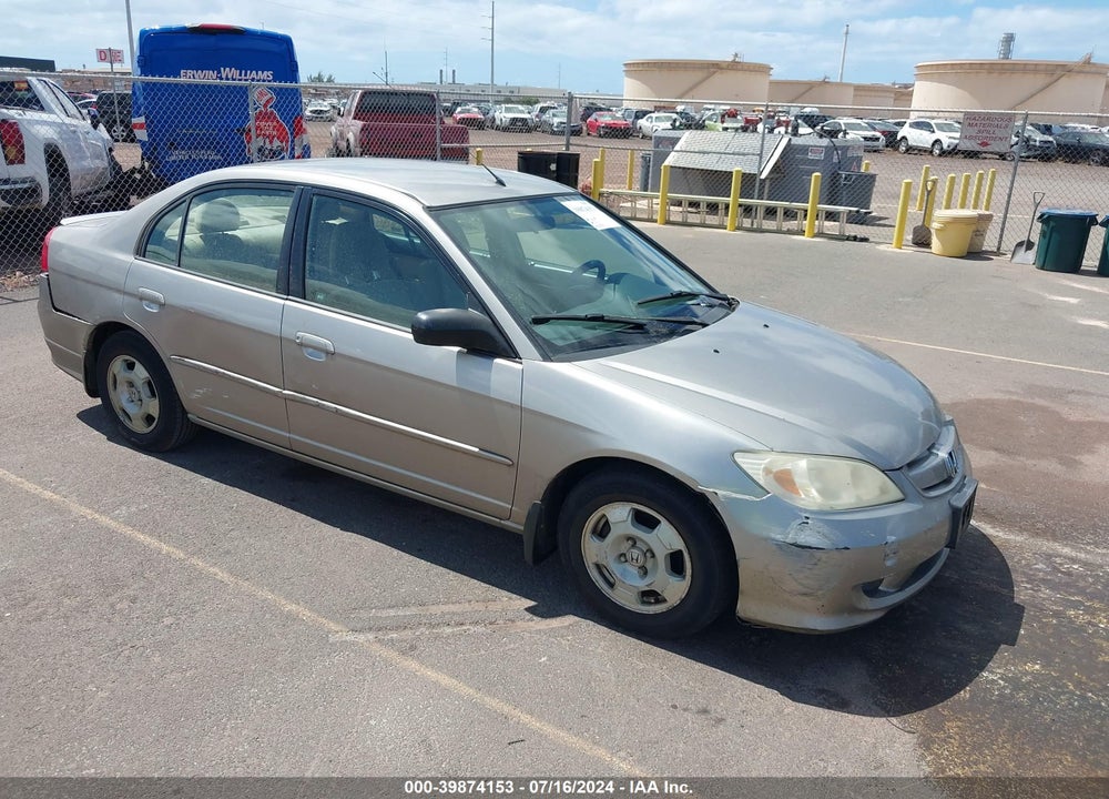 2005 HONDA CIVIC HYBRID VIN: JHMES96665S024541