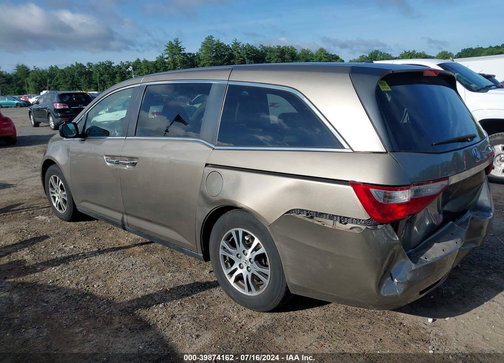 2011 HONDA ODYSSEY EX-L VIN: 5FNRL5H65BB055746