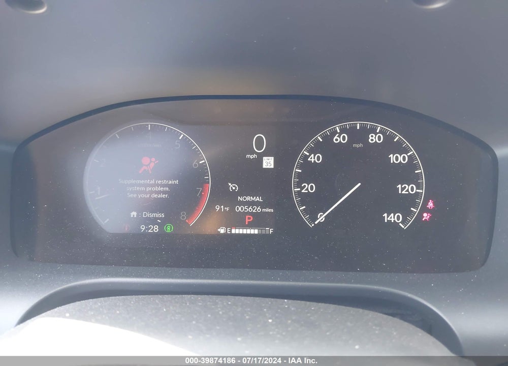2024 HONDA HR-V 2WD SPORT/2WD SPORT W/O BSI VIN: 3CZRZ1H54RM720621