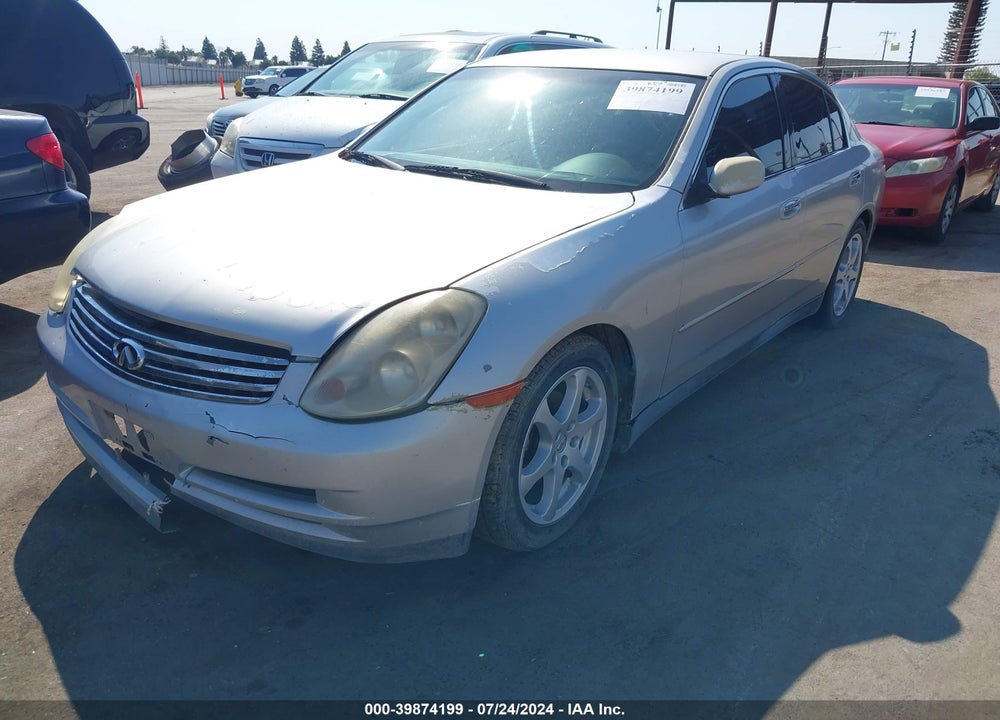 2003 INFINITI G35 LUXURY LEATHER VIN: JNKCV51EX3M320931