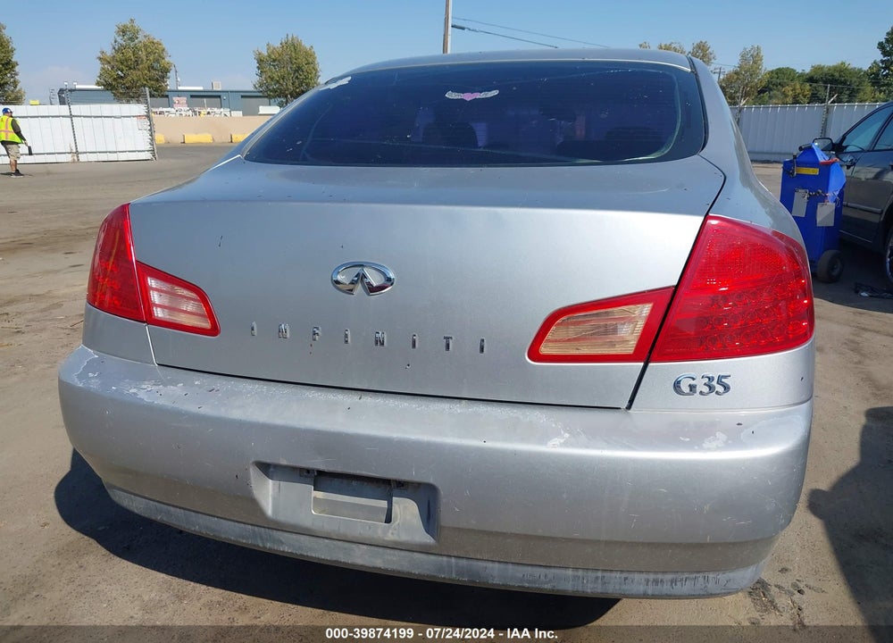 2003 INFINITI G35 LUXURY LEATHER VIN: JNKCV51EX3M320931