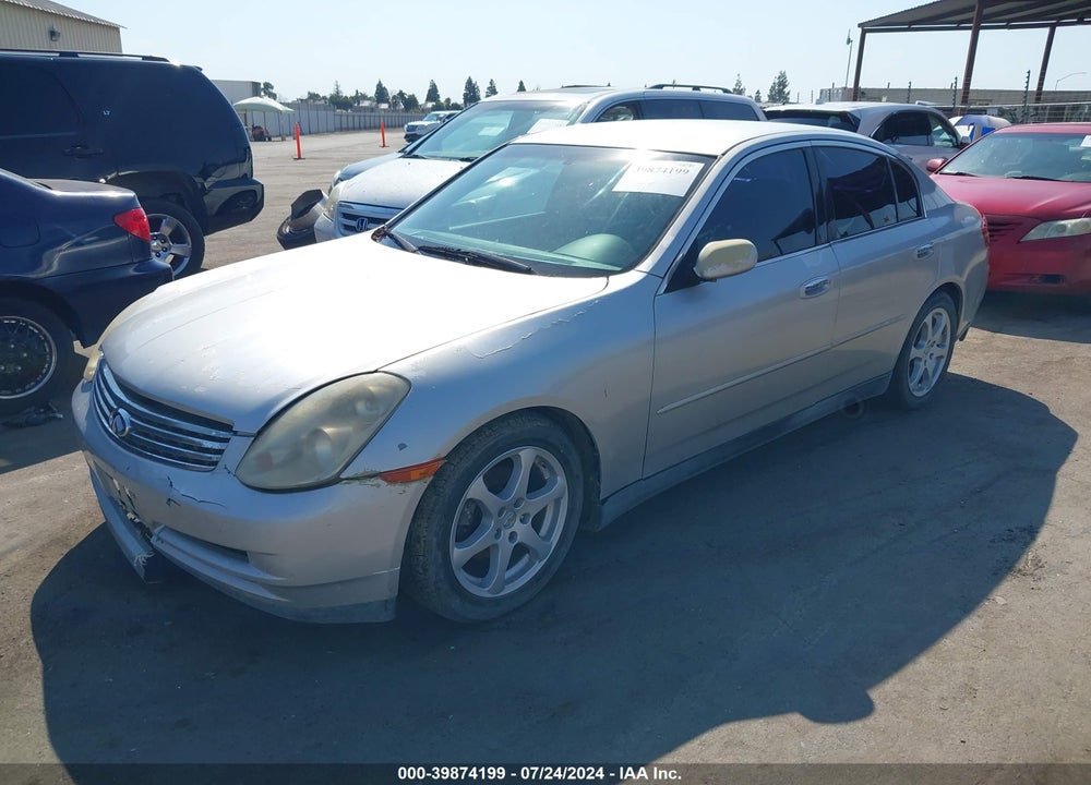2003 INFINITI G35 LUXURY LEATHER VIN: JNKCV51EX3M320931