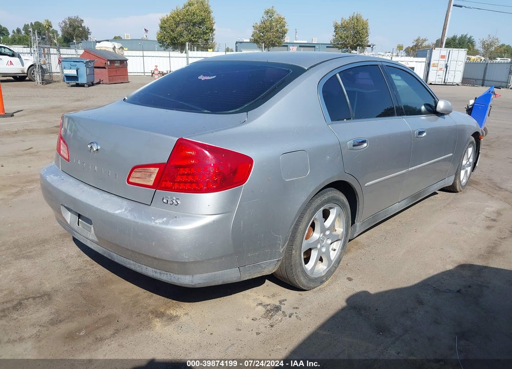 2003 INFINITI G35 LUXURY LEATHER VIN: JNKCV51EX3M320931