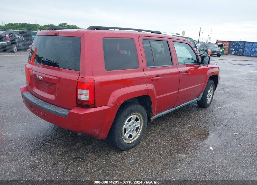 2010 JEEP PATRIOT SPORT VIN: 1J4NT2GA8AD516747