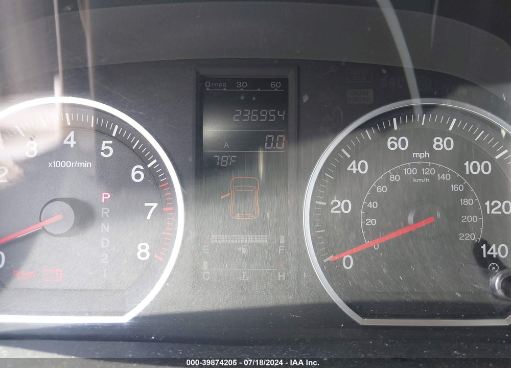 2007 HONDA CR-V EX-L VIN: JHLRE48777C001627